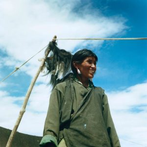 Photographie prise au Ladakh, au dernier village de semi nomade, au rolleiflex